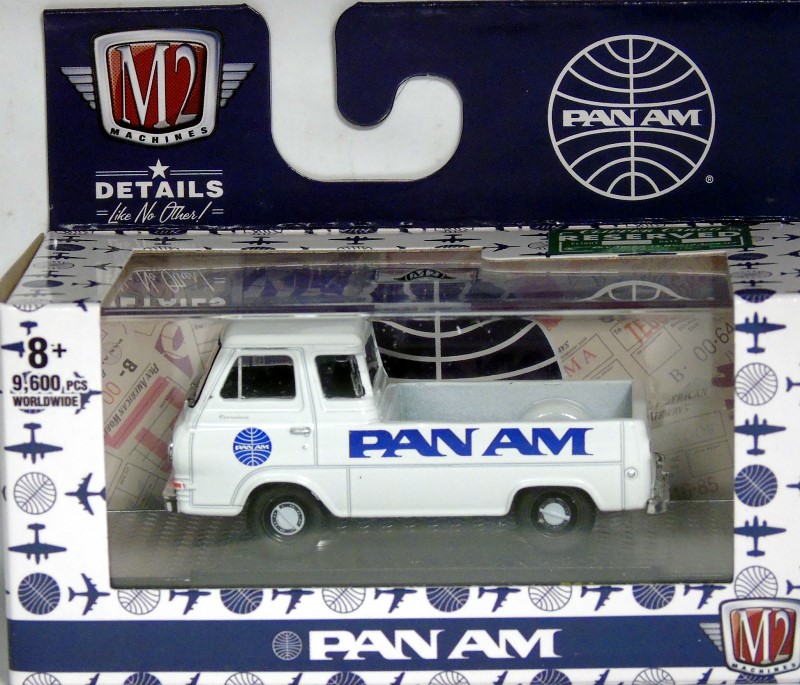 M2 Machines Auto Trucks Release 64 1965 Ford Econoline Truck PAN AM